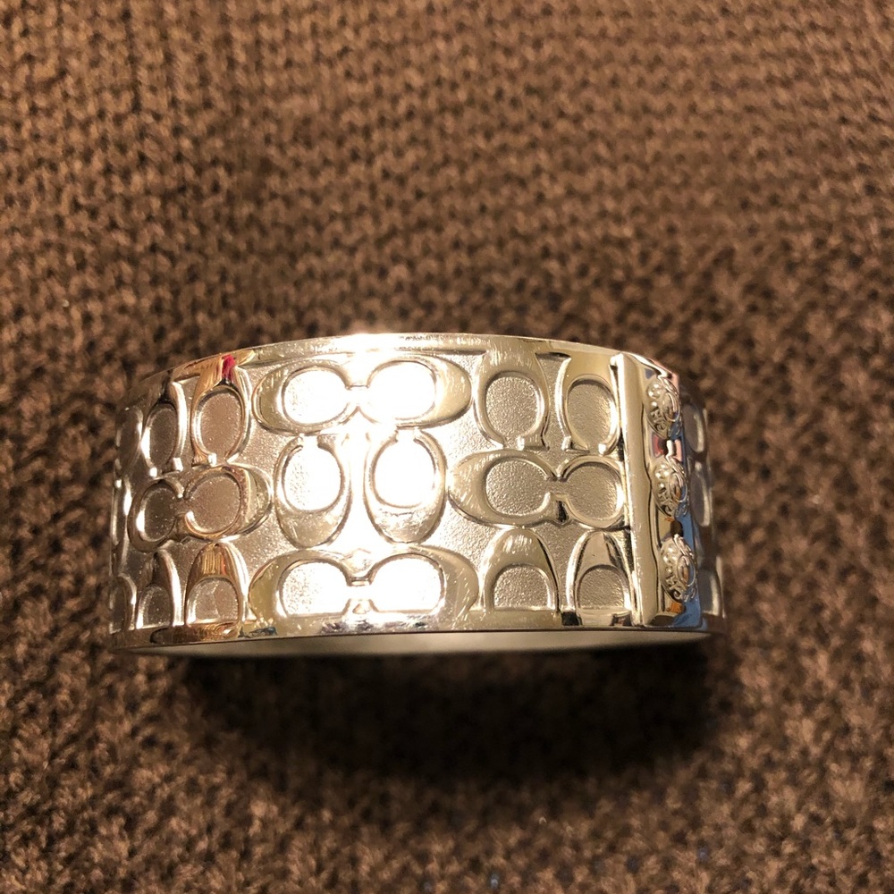 Coach silver bracelet
